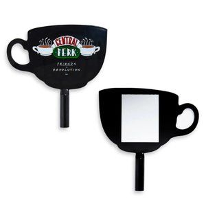 FRIENDS X Revolution Central Perk Coffee Mug Cup-Shaped Handheld Mirror NIB